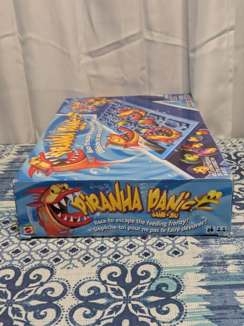 2008 Piranha Panic Game Mattel with Box & Instructions 99% Complete Works